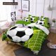 thumbnail image 1 of v1200 Bed Sheets Football Comforter Cover Queen Size American Soccer Bedding Set Sports Games Duvet Cover Set For Boys Girls Teen For Living Room 3-Piece Bedding Set (1 Duvet Cover + 2 Pillow Shams) B, 1 of 5