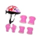 thumbnail image 2 of 7pcs/set Casco para bicicletas para niños Ligero resistente a la resistencia de los equipos de amortiguadores respirables Protector de la adolescencia Rosa, 2 of 5