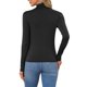 thumbnail image 3 of INSPIRE CHIC Camiseta de Mujer de Cuello Alto de Manga Larga, Viscosa Suave, Ajuste Ceñido, Básica, Elástica, para Superponer, Talla Extra Grande, Negra, 3 of 6