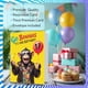 thumbnail image 3 of Tarjeta de cumpleaños Stuff4 Monkey Go Bananas para niños y niñas de 17 años, 3 of 7