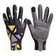 thumbnail image 1 of Guante Ciclismo Largo Unisex Mcycle Dedo Tactil Acolchado Negro amarillo M, 1 of 3