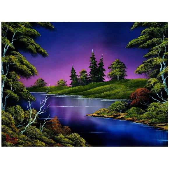 Rompecabezas Toynk Bob Ross Blue River Nature 1000 piezas