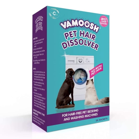 Disolvente de Pelo de Mascotas Vamoosh 100g Paquete de 3