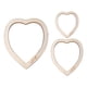 thumbnail image 2 of 3 piezas de moldes para cortar macramé, manualidades DIY, herramienta para hacer cuerda de macramé de madera, herramienta portátil para colgar en la , En forma de corazón, 2 of 5