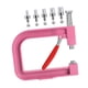 thumbnail image 1 of Máquina De Prensado Manual Para Fijar Perlas Y Remaches, Color Rosa, Para Prendas Y Gorras., 1 of 5