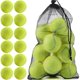 thumbnail image 1 of Pelotas de tenis INSUM Bulk, paquete de 12 unidades de alta elasticidad con bolsa de malla, 1 of 9