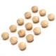 thumbnail image 1 of Perillas de madera WEICHUAN, paquete de 15, redondas, 3,5 cm x 2,5 cm, 1 of 6