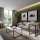 thumbnail image 2 of Mesa De Arrimo Home Design Blanco Oro Envejecido, 2 of 3