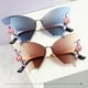 thumbnail image 4 of Women's Butterfly Shape Rhinestone Rimless Sunglasses UV Blocking Sunglasses For Driving Fishing Hunting Hiking Outdoor Sports, 4 of 4