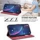 thumbnail image 4 of Funda Billetera para Google Pixel 10 pro XL 5G Protección RFID y Soporte Ajustable Rojo, 4 of 6
