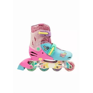 Genérico - Patines En Línea Rush Girl-2025 Ajustables T 34-37, Rosado