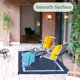 thumbnail image 5 of Alfombra Ogrmar 2,7 × 3,7 m reversible azul para exteriores, 5 of 7
