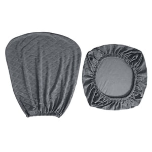 Bothyi - Funda Para Silla De Oficina Dividida Impermeable Universal Lavable Protectora Gris