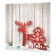 thumbnail image 2 of 2x persianas de cortinas de puerta de ventana con temática de Navidad para la decoración de Navidad 6 #, 2 of 3