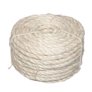Ioensy - Cuerda De Sisal Retorcida, Garra De Molienda, Muebles Para Envolver, Juguete Para Jugar, Poste Rascador Para Gatos, 10M