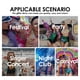 thumbnail image 5 of Pakivs Glitter 2 uds barra de purpurina patriótica impermeable rojo, blanco, azul y verde, 5 of 8