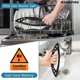 thumbnail image 4 of Cortador de pizza Rainspire Rocker Blade de acero inoxidable negro, 4 of 5