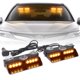 thumbnail image 1 of Luces estroboscópicas de emergencia XRIDONSEN, color ámbar, 16 LED, 2 × 18 cm, 1 of 7