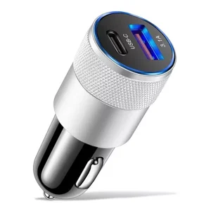Impormaipu - Cargador De Celular Auto Tipo C Carga Rapida Metal 3.1 Amp Y