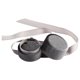 thumbnail image 3 of Caja De Joyería Redonda Dulce Vendaje Empaquetado Para Colgante Gris Presente, 3 of 5