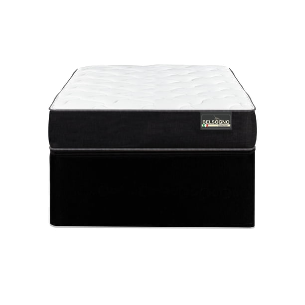 Diván Belsogno One Black 1 Plaza Base Normal
