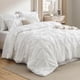 thumbnail image 1 of Juego de edredón Bedsure White King Size, juego de cama de 7 piezas, 1 of 8