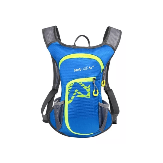 Genérico - Mochila Outdoor Trekking + Bolsa De Agua Color Azul