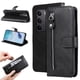 thumbnail image 5 of Funda con Cremallera para OPPO A5 4G/5G, Carcasa Cartera de Cuero PU con Soporte y Tarjetero, 5 of 5