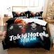 thumbnail image 1 of Tokio Hotel Kaulitz Band Bedding Set Boys Girls Size Duvet Cover Pillowcase Bed boys Adult Bed Sheets, 1 of 5