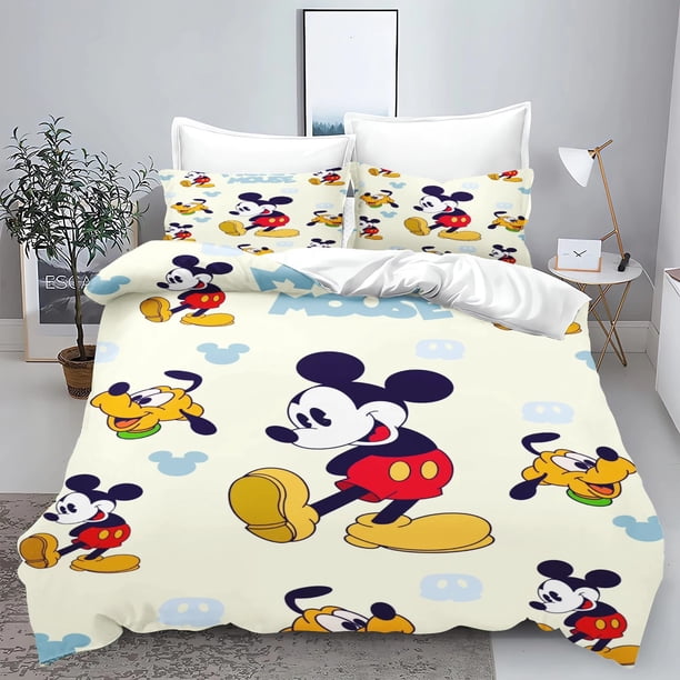 Cartoon Animation Bedroom Set Soft Home Textile 100% Polyester 3D Digital Printing Children's King Size Bed Set Bed Sheets