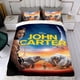 thumbnail image 4 of JOHN CARTER Conjunto de sábanas temático, trío de piezas, cómodo y amigable con la piel, diseño único, regalo de decoración para el hogar para familiares, amigos y fans, 90 cm * 190 cm, 4 of 6