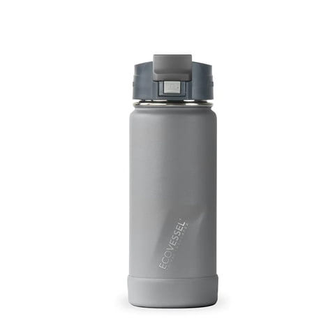 Ecovessel - Botella Inox De Viaje 473 Ml The Perk Gris.