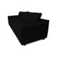 thumbnail image 2 of Sofá Briana 3 Cuerpos Chenille Tipo Lino Negro, 2 of 4