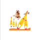 thumbnail image 1 of Pollo Juguete De Goma Con Sonido 30Cm Para Perros Y Gatos, 1 of 1