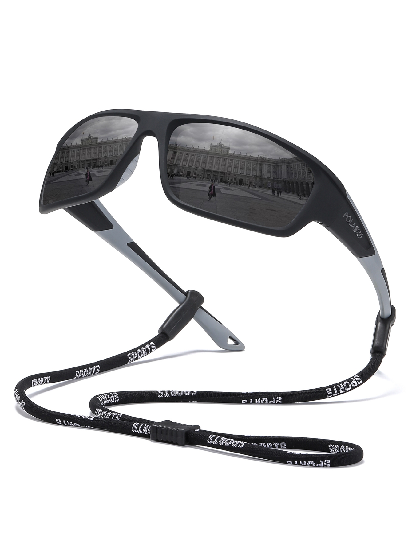 Polasup Lentes De Sol Gafas De Sol Deportivas Unisex, Adecuadas Para Conducir, Pescar, Andar En Bicicleta Y Correr, Protección Uv400.