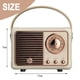thumbnail image 2 of Altavoz Bluetooth retro, decoración vintage, pequeño altavoz Bluetooth inalámbrico, bonito estilo antiguo., 2 of 7