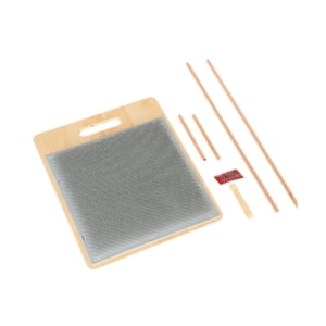 Bothyi - Tabla Para Mezclar Lana, Kit Para Hacer Manualidades, Cardar Y Mezclar Con Soporte