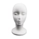 thumbnail image 2 of Maniquí de Cabeza Blanco, 2 of 3