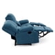 thumbnail image 3 of Bergere Perugia Reclinable 3 Cuerpos Tela Velvet Azul Petroleo, 3 of 8