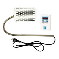 Ioensy - Calentador De Pájaros Para Jaula, Almohadilla Térmica Duradera Para Jaula De Pájaros, Para Ranas, Lagartos, Loros, Termostato Blanco