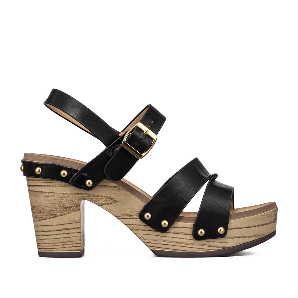 Sandalia Casual Taco Grueso Vintage Mujer Weide Js81