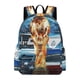 thumbnail image 1 of Copa Mundial de la FIFA-theme Backpack, Campus style schoolbag Bookbag with Adjustable Shoulder Straps And Large Zip Compartment, Unisex Travel Bags.42x30x15cm, 1 of 6