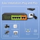 thumbnail image 5 of Conmutador PoE+ SICSOLINK Gigabit de 6 puertos (4 puertos PoE+, 2 Uplink), 5 of 7
