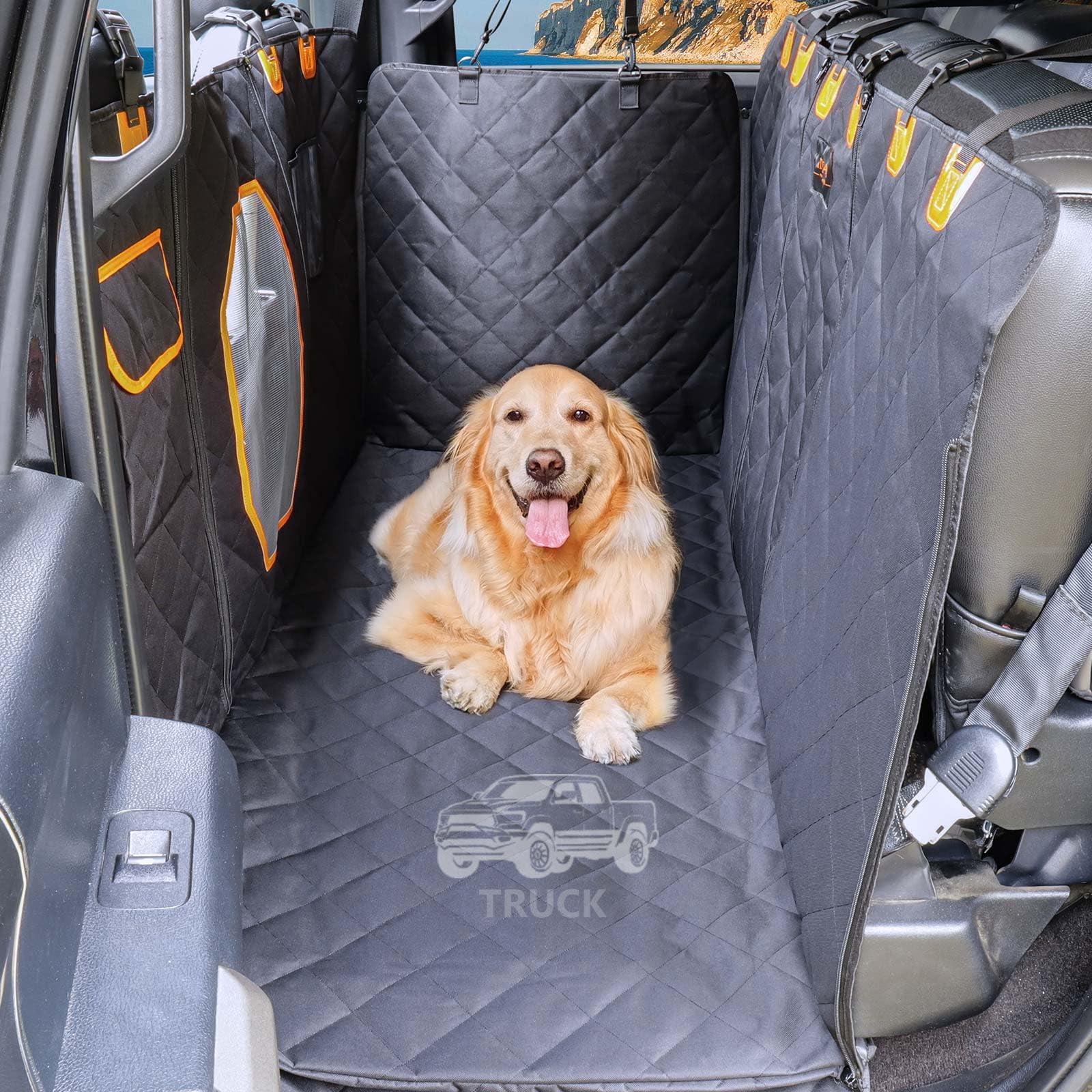Funda Para Asiento De Perro Itnast Xl Impermeable Para Camioneta Con Cabina Crew