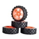 thumbnail image 1 of 4 Llantas De Goma RC Neumáticos 71 Mm Resistentes Al Desgaste Para HSP Crawler Accs Rojo, 1 of 5