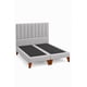 thumbnail image 5 of Cama King Size Turin + Respaldo King Size Turin + Colchon Mery Desing Gris Claro, 5 of 8
