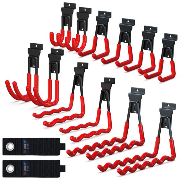 Slatwall Accessories Laofeei, 14 piezas, con punto de refuerzo redondo