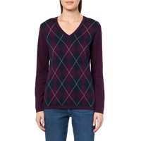 Jersey Tommy Hilfiger Para Mujer, Algodón, Hiedra, Con Cuello En V