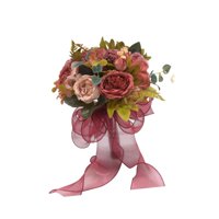 Bothyi - Ramos De Boda Para Novia, Ramo De Boda Para Ceremonia De Boda, Color Rojo