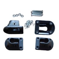 Magideal - Conector De Pata De Mesa Plegable Para Ordenador Portátil, Soportes Para Patas De Escritorio, Reparación De Accesorios Para Patas, Soportes De Esquina Con Tornillos